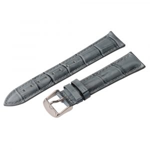 Grey Croco Leather Watch Bands