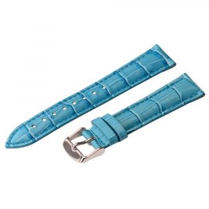 Sky Blue Croco Leather Watch Bands