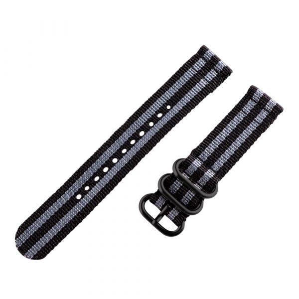 Black & Grey 2-Piece Heavy NATO Bands