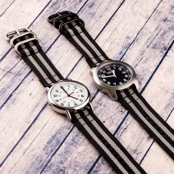 Black & Silver 2-Piece Heavy Ballistic Bands - Image 2