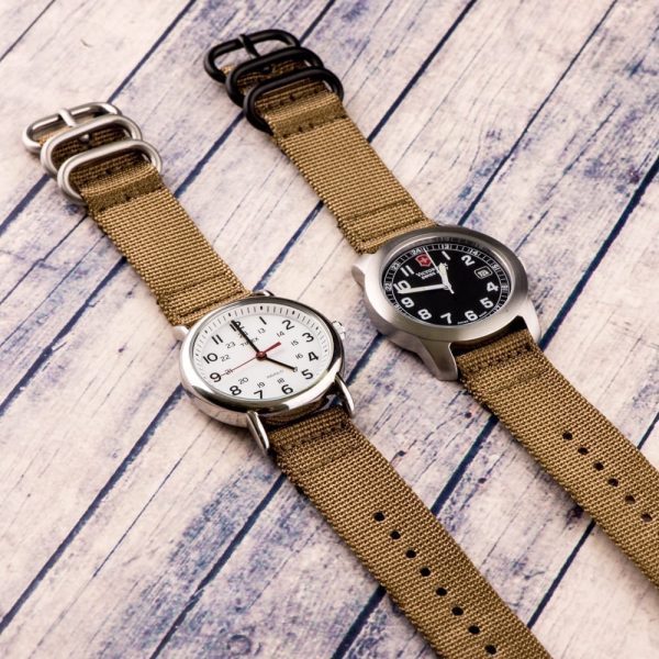 Desert Khaki 2-Piece Heavy NATO Bands