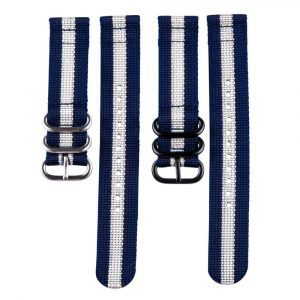 Navy & White 2-Piece Heavy Ballistic Bands