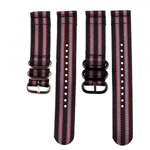 Grey & Red 2-Piece Heavy NATO Bands