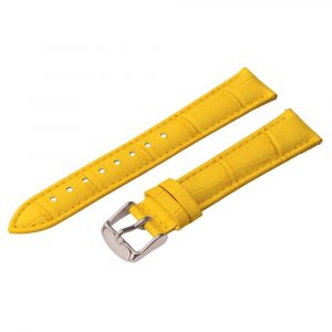 Yellow Croco Leather Watch Bands