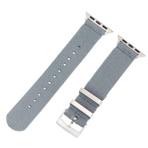 Grey 2 Piece Parachute Elastic Ballistic Watch Bands for Apple Watch<sup>®</sup>