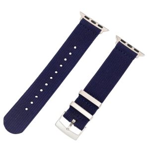 Navy 2 Piece Parachute Elastic Ballistic Watch Bands for Apple Watch<sup>®</sup>