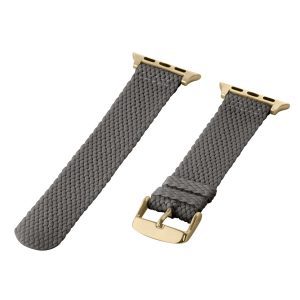 Dark Grey 2-Piece Perlon Watch Bands for Apple Watch<sup>®</sup>