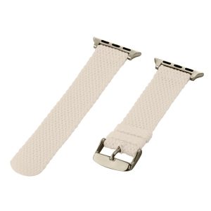 White 2-Piece Perlon Watch Bands for Apple Watch<sup>®</sup>