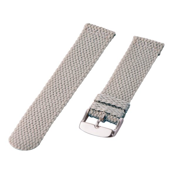 Light Grey 2-Piece Perlon Watch Bands
