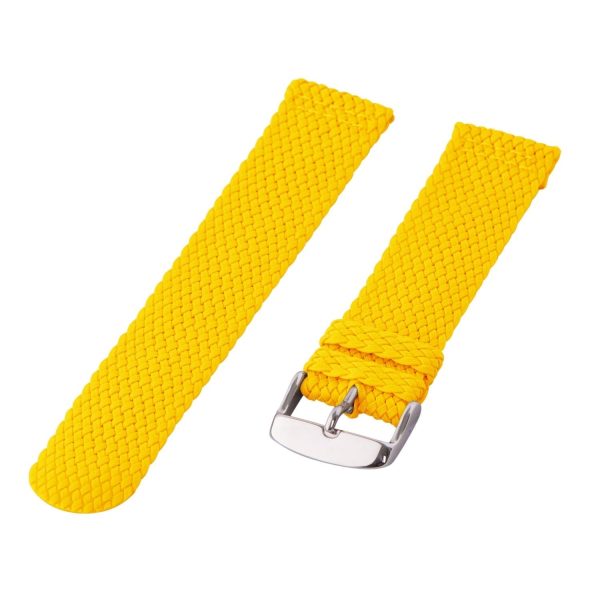 Yellow 2-Piece Perlon Watch Bands