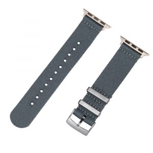 Grey 2 Piece Seat Belt 2.0 NATO Watch Bands for Apple Watch®