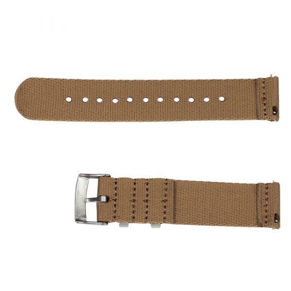 Khaki 2 Piece Seat Belt 2.0 Ballistic Watch Bands - Image 3