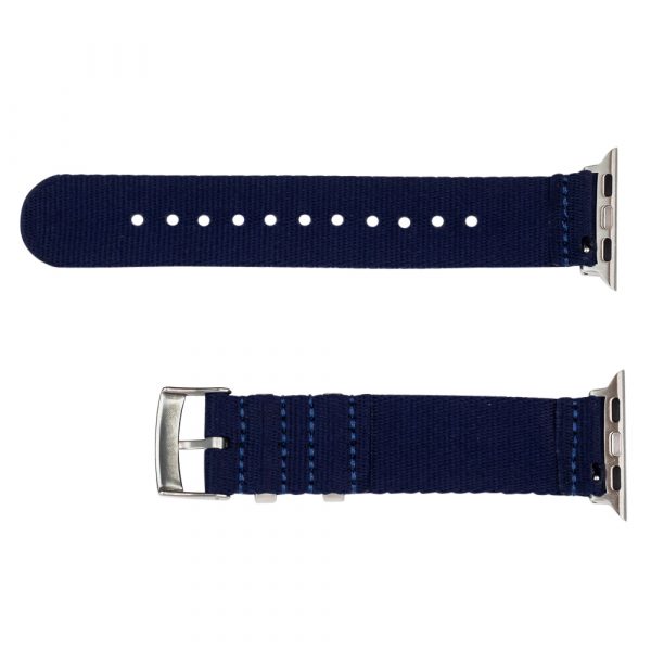 Navy 2 Piece Seat Belt 2.0 Ballistic Watch Bands for Apple Watch® - Image 2