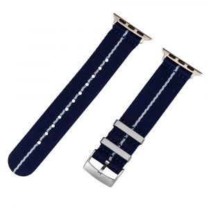 Navy & Grey 2 Piece Seat Belt 2.0 Ballistic Watch Bands for Apple Watch®