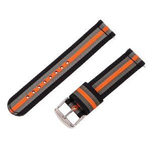 Orange/Grey/Black 2-Piece RAF Ballistic Watch Bands