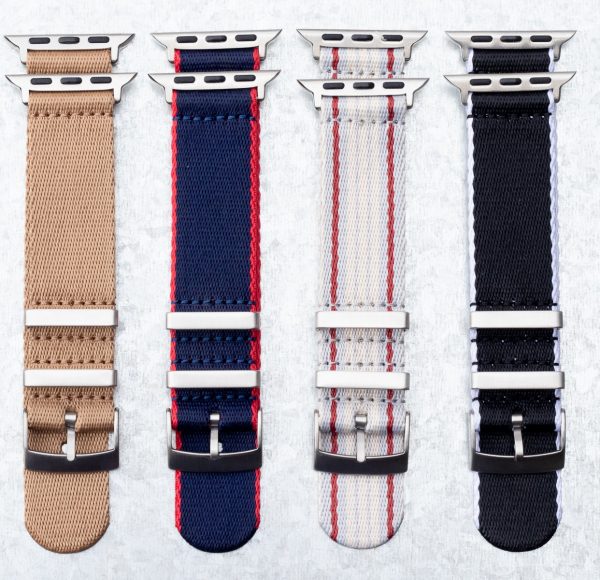 Red & Black 2 Piece Seat Belt 2.0 Ballistic Watch Bands for Apple Watch® - Image 3