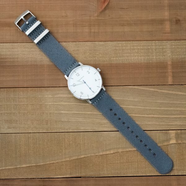 Grey 2 Piece Seat Belt 2.0 Ballistic Watch Bands - Image 2