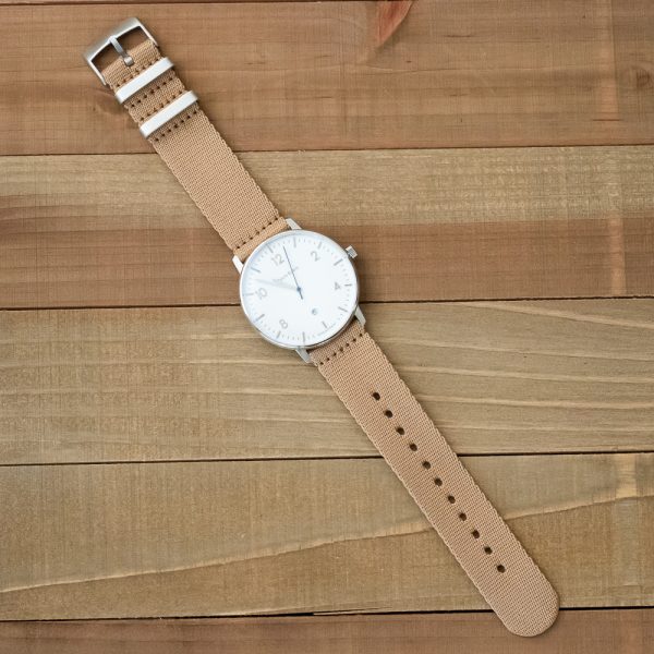 Khaki 2 Piece Seat Belt 2.0 Ballistic Watch Bands - Image 2