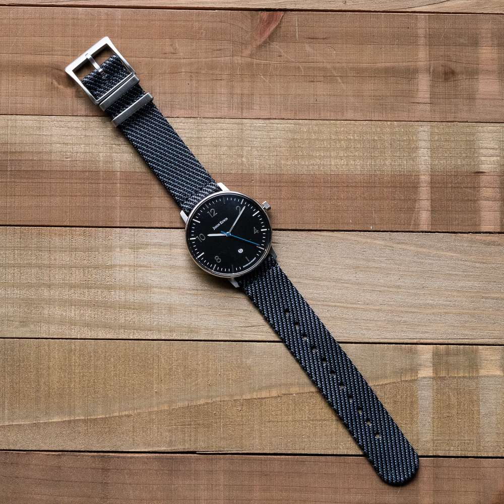 Black & Grey 2 Piece Watch Bands