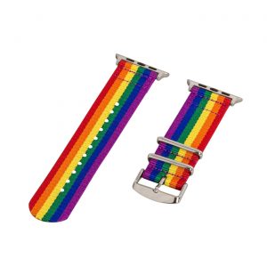 PRIDE Rainbow Classic Ballistic Bands for Apple Watch<sup>®</sup>