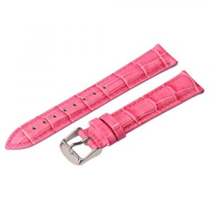 Pink Croco Leather Watch Bands