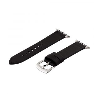 Black Aged Leather Bands for Apple Watch<sup>®</sup> (Dapper)