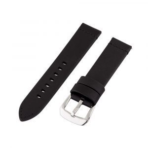 Black Aged Leather Bands (Dapper)