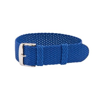 Blue Perlon Watch Strap
