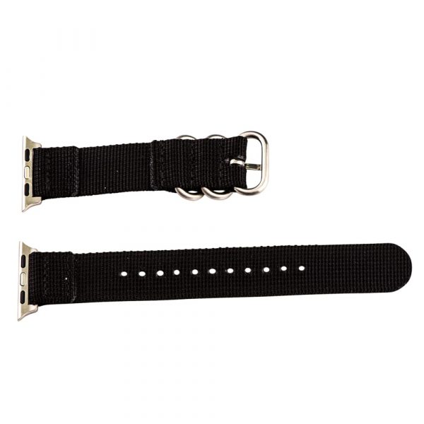 Black 2-Piece Heavy Ballistic Bands for Apple Watch<sup>®</sup> - Image 3