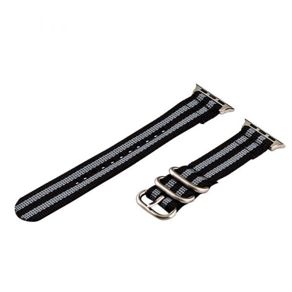 Black & Grey 2-Piece Heavy Ballistic Bands for Apple Watch<sup>®</sup>