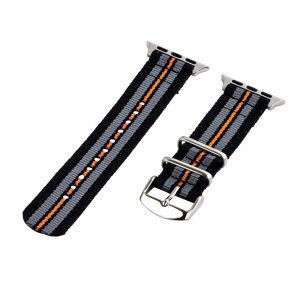 Black/Grey/Orange 2-Piece Classic Ballistic Bands for Apple Watch<sup>®</sup>