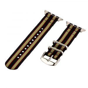 Black & Jade 2-Piece Classic Ballistic Bands for Apple Watch<sup>®</sup>