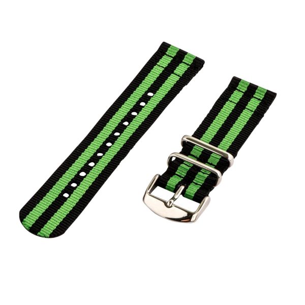 Black & Lime 2-piece Classic Ballistic Bands