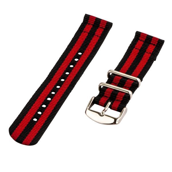 Black & Red 2-piece Classic Ballistic Bands