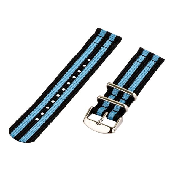 Black & Sky Blue 2-piece Classic Ballistic Bands