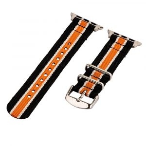Black/Tan/Orange 2-Piece Classic Ballistic Bands for Apple Watch<sup>®</sup>