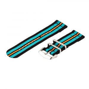 Black/Turquoise/Orange 2-piece Classic Ballistic Bands
