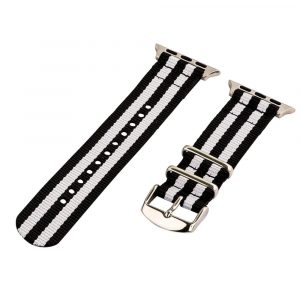 Black & White 2-Piece Classic Ballistic Bands for Apple Watch<sup>®</sup>