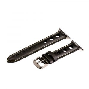 Black & Yellow Green 3-hole Smooth Rally Bands for Apple Watch<sup>®</sup>