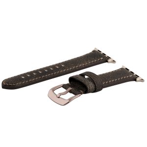 Brown Bomber Leather Bands for Apple Watch<sup>®</sup> (Gentlemen's)