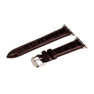 Brown Croco Watch Band fits Apple