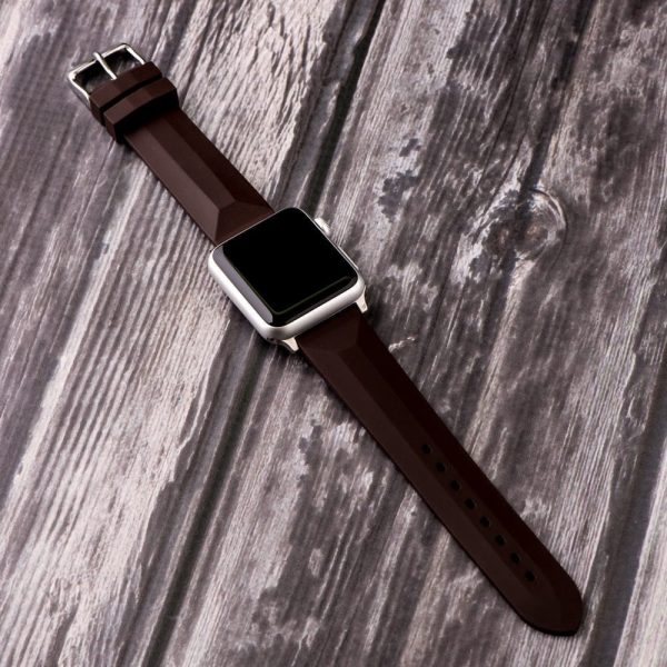 Brown Silicone Bands for Apple Watch<sup>®</sup> - Image 2