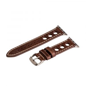 Brown 3-hole Vintage Rally Bands for Apple Watch<sup>®</sup>