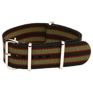 Black/Green/Red Classic Ballistic Strap