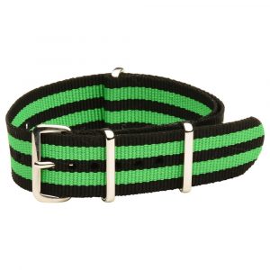 Black & Lime Classic Ballistic Strap