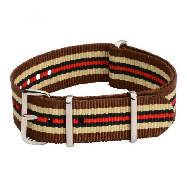Brown/Tan/Green/Red Classic Ballistic Strap