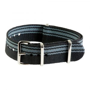 Racing Black & Grey Classic Ballistic Strap
