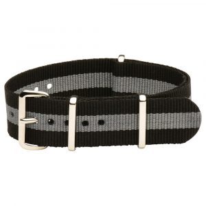 Grey & Black Classic Ballistic Strap