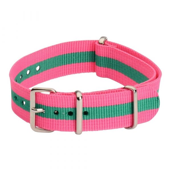Pink & Green Classic Ballistic Strap