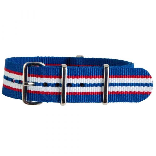 Royal Blue/Red/White Classic Ballistic Strap